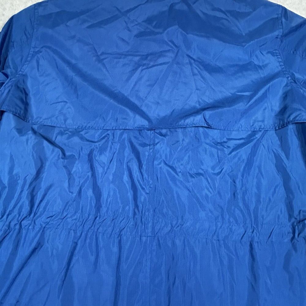 Ralph Lauren Naval Supply Company Womens M Rain Jacket Blue Lightweight Zip Snap - Picture 10 of 12